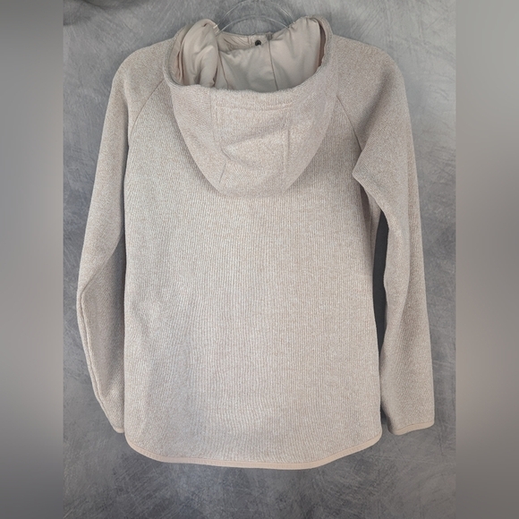 Thread & Supply Size Small Hoodie In Tan With A Touch Of Light Pink - Picture 2 of 15